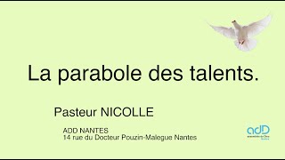 La parabole des talents [upl. by Naehgem]