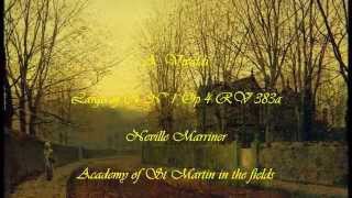 Vivaldi Largo du concerto N° 1 de lOpus IV la Stravaganza Neville Marriner [upl. by Hehre]