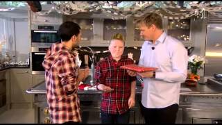 Gordon Ramsay Christmas Cookalong Live 2011 Part 4 [upl. by Ylerebmik469]