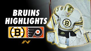 Bruins Highlights Best Of Boston Philadelphias Dramatic Finish To Intense Game [upl. by Yenoh]