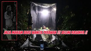 SOLO CAMPING DENGAN KELAMBU DIPEMAKAMAN HUTANJAGA MAYIT PENASARAN [upl. by Locin]