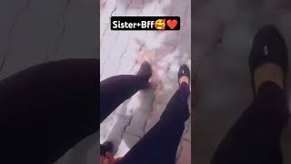 Matching Step Mere Naal Karke 😍❤️🤗ytshorts bestie sisterbffviral explore love trending fyp [upl. by Laurie58]