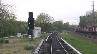 SBahn Berlin 2023 Linie S7  Führerstandsmitfahrt [upl. by Odirfliw851]