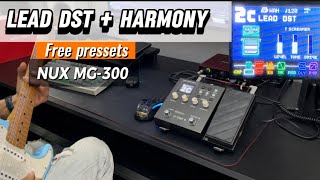 NUX MG300 LEAD DST  HARMONY  Free pressets [upl. by Clementius473]