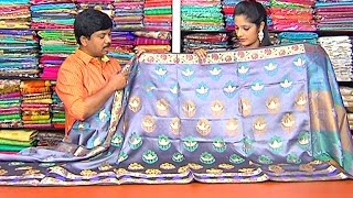 Dupioni Silk Fabric Saree  New Arrivals  Vanitha TV [upl. by Ahsilaf351]