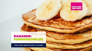 Kook mee met ASVZ bananenpannenkoekjes [upl. by Haneen]