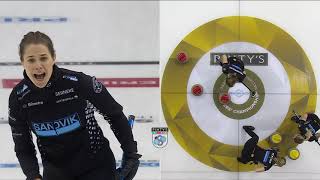 Players Championship Highlights  Womens Final Hasselborg vs Einarson April 17 2022 [upl. by Ahsinyd]