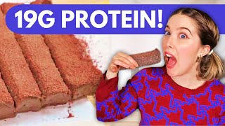 Homemade Protein Bars 💪🏼 Vegan GlutenFree Low Sugar [upl. by Snashall]