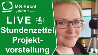 Indra Kohl Live  Ausblick 2024 und Projektvorstellung Stundenzettel  carinkocom [upl. by Asilrac]