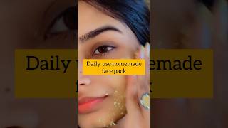 Daily use homemade face pack ytshorts skincare glowingfacemask almondfacepack beautytips trend [upl. by Llywellyn]