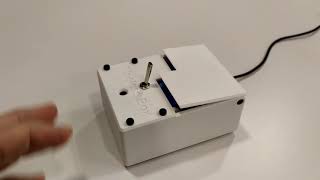 Smart Useless Box with ESP8266 and Gesture Sensor [upl. by Anomar]