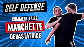 Comment faire une manchette dévastatrice en combat de rue Self defense [upl. by Burrus217]