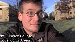 To Kenyon College Love John Green [upl. by Babb]