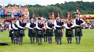 Drum Major Competition  Bridge of Allan Highland Games 2023  Scotland [upl. by Dulcia]