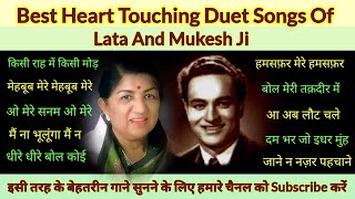 best heart touching duet songs of lata and mukesh trending old is gold songs [upl. by Daigle595]