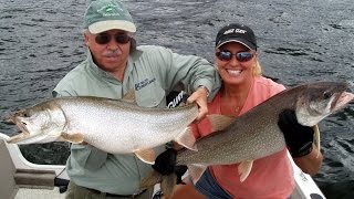 Fishing with Bernie Keefe Colorado lake trout fishing [upl. by Sucitivel]