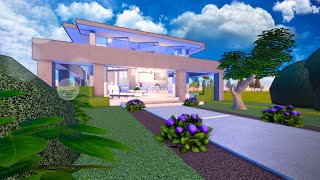 ROBLOX 🏡⏩ Comfy Molo Modern  Best Of RoVille Home Edition With House Code  RoVille Tours [upl. by Susan]