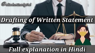 DRAFTING OF WRITTEN STATEMENT  DRAFTINGPLEADING amp CONVEYANCING  DIALECTICAL GIRL [upl. by Eicarg]