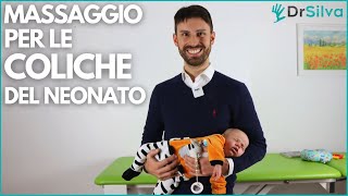 MASSAGGIO ALLA PANCIA PER LE COLICHE DEL NEONATO  Video Tutorial a cura di Matteo Silva  Osteopata [upl. by Krute]