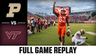 Purdue vs Virginia Tech Full Game Replay  2023 ACC Football [upl. by Nalor]