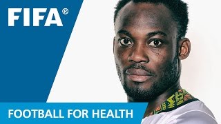 Michael Essien for health [upl. by Atniuq]