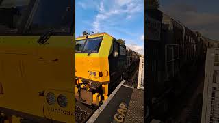 Network Rail deicing train going past Dorking Deepdene Station uktrains [upl. by Notslah]