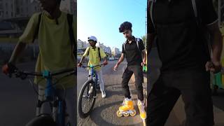 Skating और Cycle 😃 vishalskater streetskating minivlog skaterboy indorecity vlog [upl. by Tlevesor934]