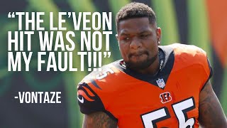 Vontaze Burfict “The Le’Veon Bell Hit Was Not My Fault” [upl. by Teressa]