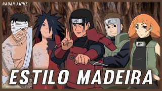 OS 10 MELHORES USUÁRIOS DE JUTSUS ESTILO MADEIRA EM NARUTO [upl. by Sakiv509]