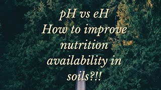 Why our soils are not productive Ph vs Eh  Redox potential [upl. by Pauli429]