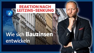 Entwicklung der Bauzinsen 2024 baufinanzierung [upl. by Ramonda]