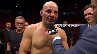 Glover Teixeira Octagon Interview  UFC 283  RETIREMENT FIGHT [upl. by Sheedy532]