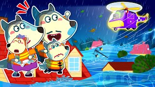 Wolfoo Learns Weather and Natural Disasters  Outdoor Safety Tips for Kids 🤩 Wolfoo Kids Cartoon [upl. by Akitnahs]