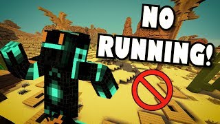 Minecraft Survival Games BUT I CANT RUN [upl. by Yssor213]