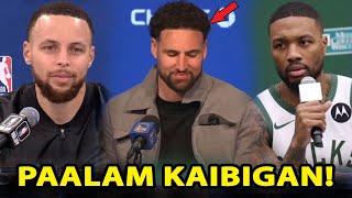 Walang makakapigil sa Warriors layas Klay na Lillard babye agad Malungko ako sa Milwaukee [upl. by Annice]