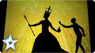 Shadow theatre of Attraction with a Great British montage  Final 2013  Britains Got Talent 2013 [upl. by Ennahoj]