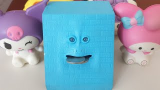 Facebank coin bank coin eater piggybank facebank creepy justforfun coinbank [upl. by Ian]