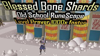 Blessed Bone Shards Old School RuneScape Prayer Libation Bowl [upl. by Bloomer]