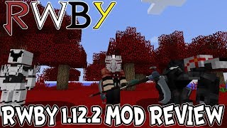 NEW SEMBLANCE GRIMM DUST WEAPONS amp MORE  Minecraft RWBY 1122 Mod Review [upl. by Lamrert]