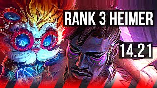 HEIMERDINGER vs KSANTE TOP  Rank 3 Heimer 305  EUW Challenger  1421 [upl. by Nairahcaz]