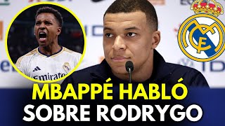 ¡DIOS MBAPPÉ HIZO QUE TODO EL MUNDO SE PREOCUPARA POR RODRYGO [upl. by Bocyaj91]