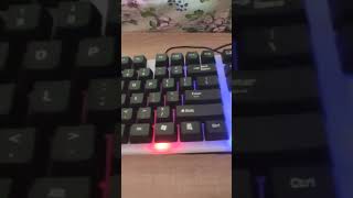 AZARO CMCKG 200 Keyboard and Mouse Luminous Gaming Combo CROWN [upl. by Assirolc]