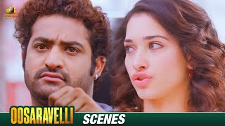 ಇವ್ನ್ ಸಖತ್ ಕಿಲಾಡಿ  Oosaravelli Kannada Movie Scenes  Jr NTR  Tamannaah  Mango Kannada [upl. by Wendelin857]