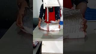 massive giant Ayer fish cutting skills fish market shorts fishlaver [upl. by Shanney]