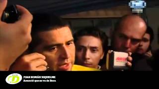 Riquelme se va de Boca Me siento vació no tengo más nada que darle al club [upl. by Eelra991]