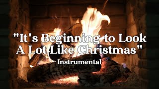 Johnny Mathis  Its Beginning to Look Like Christmas Official Instrumental Version [upl. by Schoenberg352]