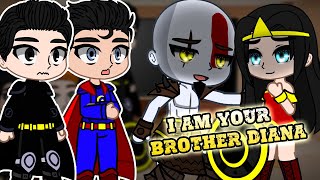 Justice League react to Kratos as Wonder Woman Brother  Kratos  GOW   Gacha react [upl. by Locke]