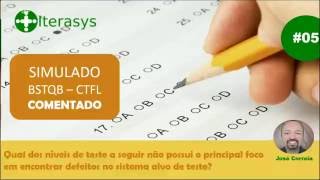 Certificação CTFL  Simulado BSTQB Comentado  Questão 5 [upl. by Yendys]