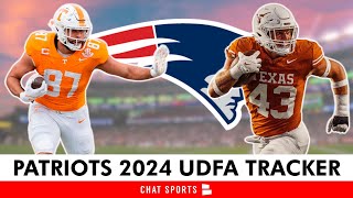 Patriots UDFA Tracker New England Patriots Sign THESE UDFAs After 2024 NFL Draft Ft Jacob Warren [upl. by Rossie]