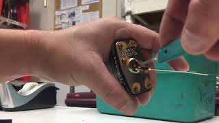 Lock Picking A Tough Under Fire Master Lock NO5 [upl. by Darla]